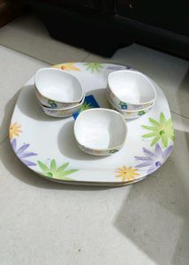 Melamine Dish &amp; Bowl Set ( 5 Pcs Each)
