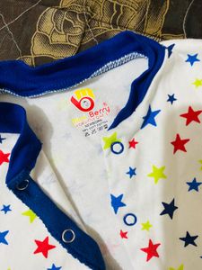 Cute Star Print Baby Romper