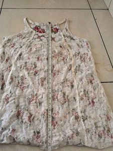 New Lace Detail Tank Top