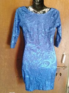 Sparkly Blue Party Dress