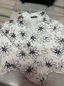Floral Crop Shirt