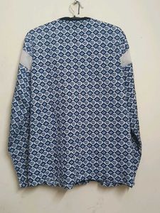 Patterned Zip-Up Jacket