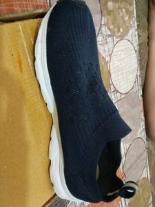 Bata (Power Navy Slip-On Sneakers)