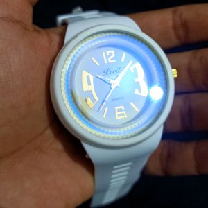 Peril Beautiful White Watch For Girls