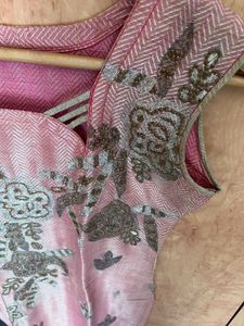 Weaved Embroidered Kurta