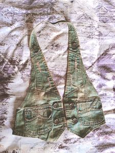 Demin Waist Coat.. free size
