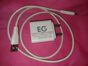 Charger With USB Type C Cable