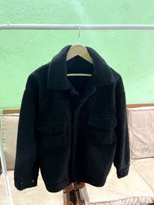 Black teddy/ Sherpa Jacket