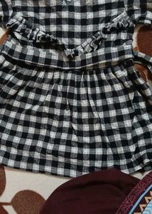 Woolen Frock For Baby Girl