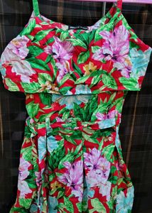 Green Floral Dress