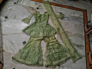 Combo Peplum Sharara