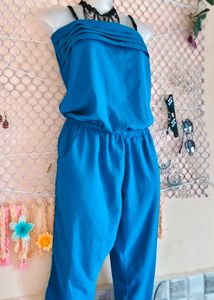 Size S/ M 🎁Buy 2 Get 1 Free 🎁Blue Jumpsuit