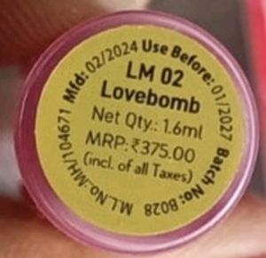 LIT Liquid Matte Lipstick LoveBomb Hot Pink Color