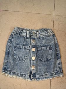 Babyhug Denim Skirt