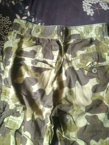 Military pattern shorts