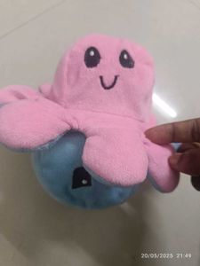 Pink And Blue Duo Octopus Soft Toy