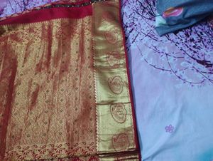 Red & Gold Saree