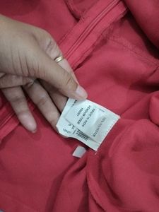 Annabelle By Pantaloons Red Peplum Top