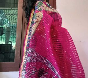 Beautiful Printed Saree💗