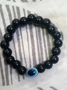 Black Beaded Bracelet