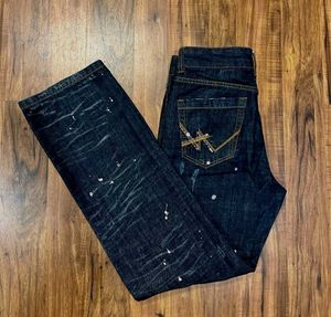 Evisu Jeans Distressed Design