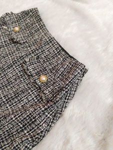 🍷Tweed Mini Skirt⚡