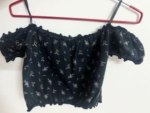 Forever 21 Floral Off-Shoulder Top