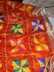 Traditional Phulkari Dupatta