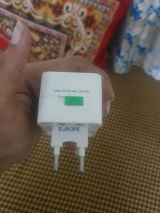 new unused travel friendly adaptor with pouch