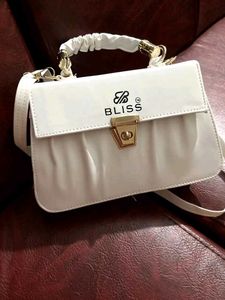 Bliss White Handbag