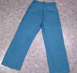 Zudio Wide Leg Denim Jeans(28&#34;)