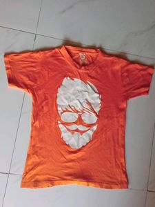 Cool Orange T-shirt for girl and boy 10-12 years