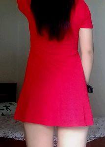 Curl Rosey Red dress