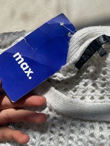 Stylish White Knit Top