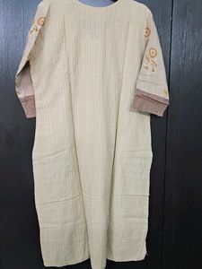 Elegant Beige Kurta