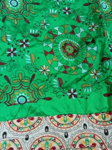Green Saree