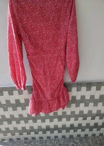 Georgette A-line Mini Dress