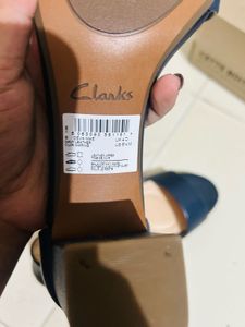 Clarks Collection Navy Heels