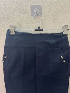 Blue Fitted Skirt
