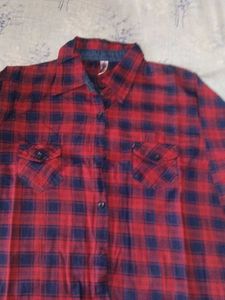 Red &amp; Blue Plaid Shirt
