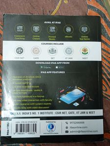 IfAS IIT JAM Inorganic Chemistry Practice Book