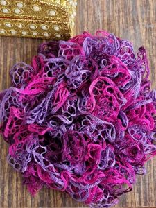 Purple &amp; Pink Ruffle Scarf