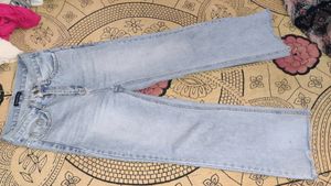 Light Blue Wide Leg Jeans