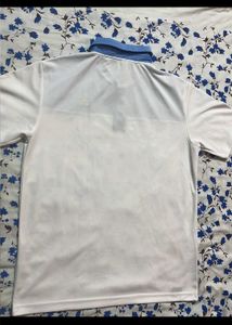 Navy Gym Performance Shirt ⚡  White &amp; Blue Colour
