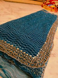 Not Used  New Saree With Unstitched Blouse Piece