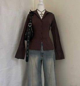 Zara Y2k Fitted Shirt