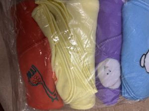 Colorful Animal Print Baby Towel - 4 Pack