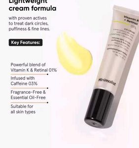 Minimalist Vitamin K + Retinol Eye Cream