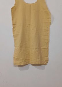 🌼Sunshine Yellow Chikankari Embroidered Kurti🌼