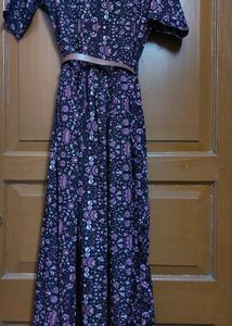 Long Dress With Belt